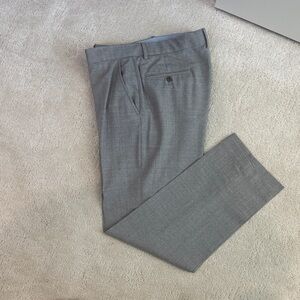Gray Men’s Dress Pants - Classic Tailored Trousers